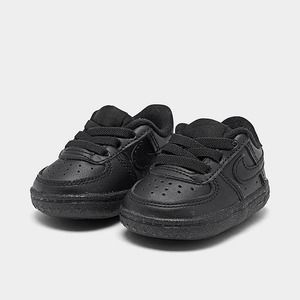 Nike Air Force 1 Low AF1 Crib Style Shoes Size 4C CK2201-001 Black Firm Bottom